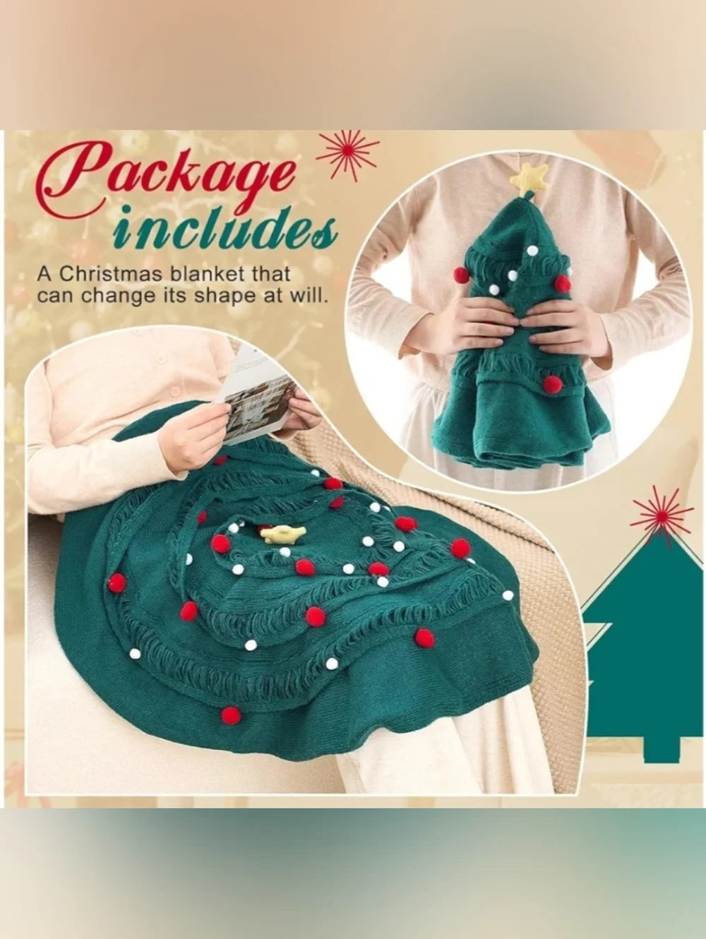 New Crochet Christmas Tree Blanket